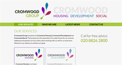 Desktop Screenshot of cromwood.co.uk